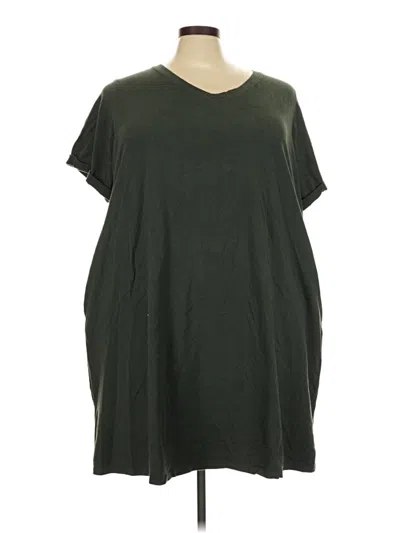 Pre-owned Terra & Sky Casual Dress In Green