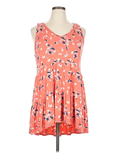 Pre-owned Terra & Sky Casual Dress In Orange