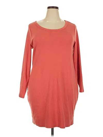 Pre-owned Terra & Sky Casual Dress In Orange