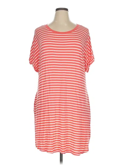 Pre-owned Terra & Sky Casual Dress In Orange