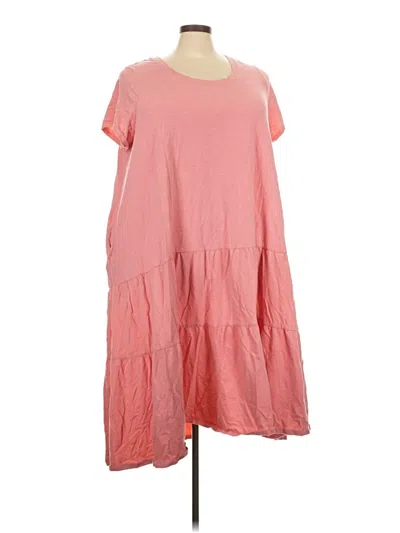 Pre-owned Terra & Sky Casual Dress In Pink