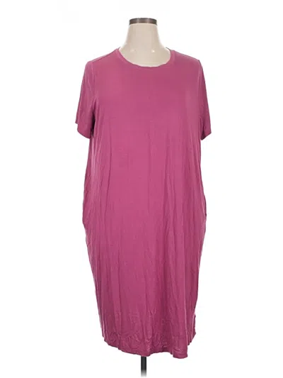 Pre-owned Terra & Sky Casual Dress In Pink