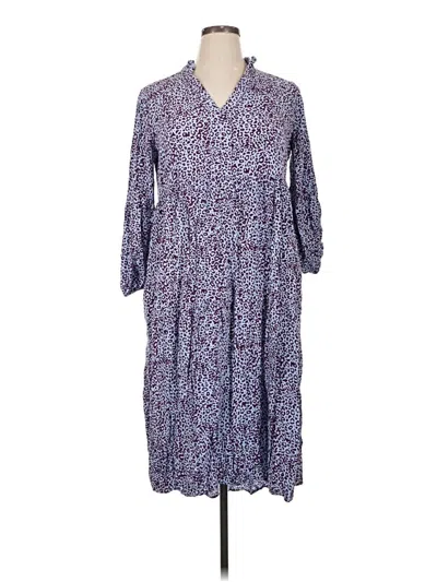 Pre-owned Terra & Sky Casual Dress In Purple