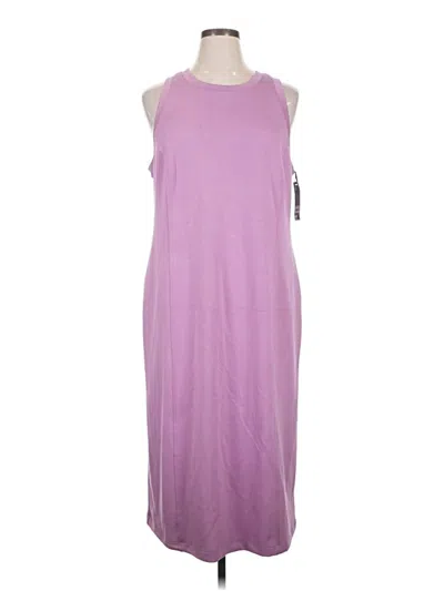 Pre-owned Terra & Sky Casual Dress In Purple