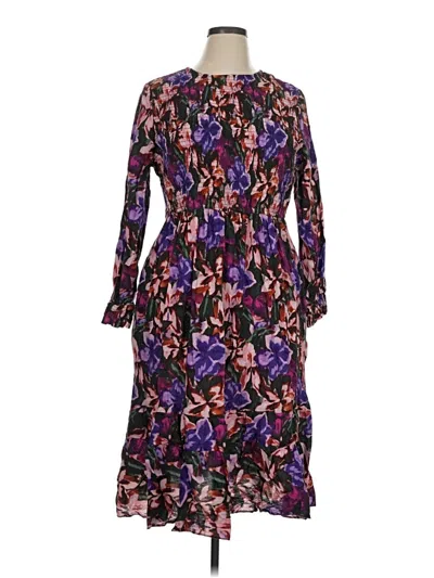 Pre-owned Terra & Sky Casual Dress In Purple