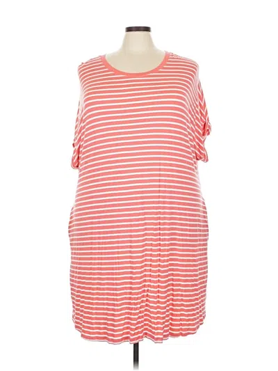 Pre-owned Terra & Sky Casual Dress In Red