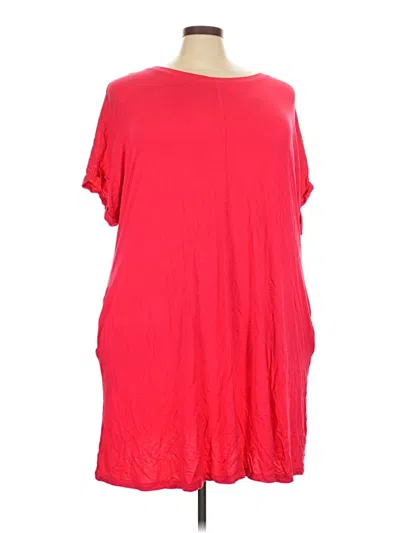 Pre-owned Terra & Sky Casual Dress In Red