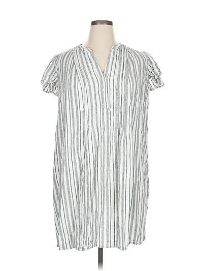 Pre-owned Terra & Sky Casual Dress In Silver