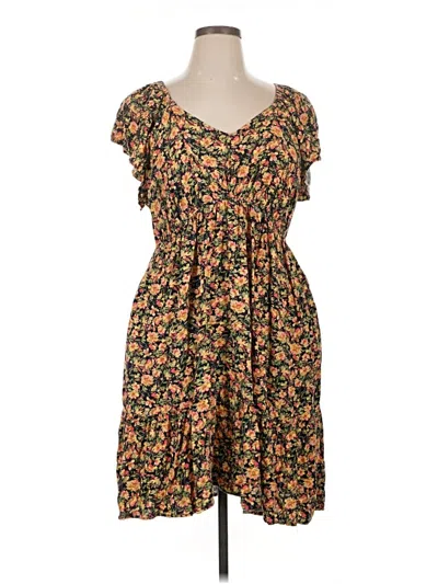 Pre-owned Terra & Sky Casual Dress In Yellow