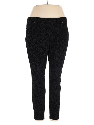 Pre-owned Terra & Sky Casual Pants In Black