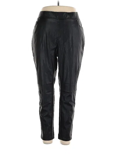Pre-owned Terra & Sky Casual Pants In Black