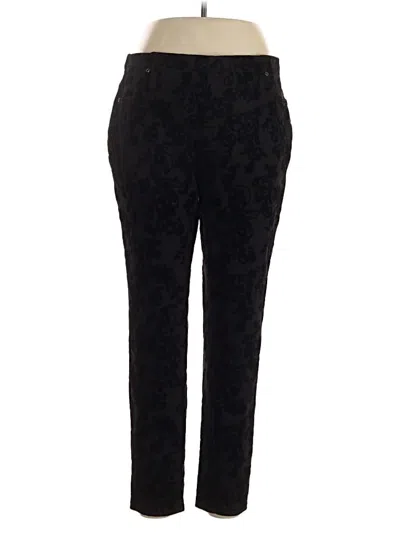 Pre-owned Terra & Sky Casual Pants In Black