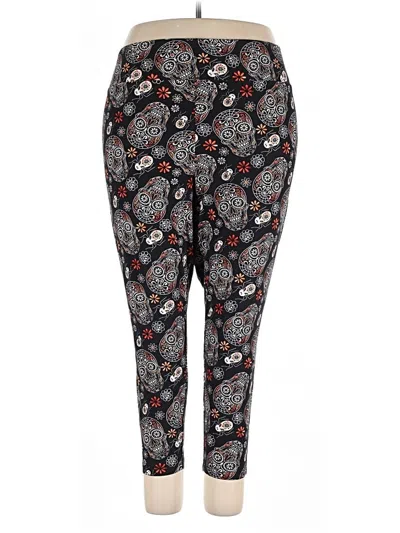 Pre-owned Terra & Sky Casual Pants In Black