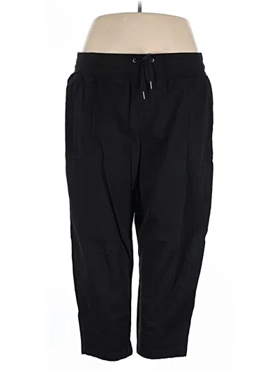 Pre-owned Terra & Sky Casual Pants In Black
