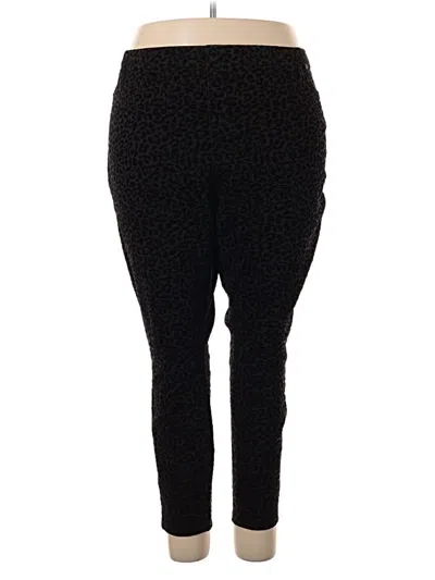 Pre-owned Terra & Sky Casual Pants In Black