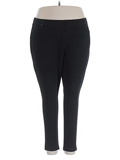 Pre-owned Terra & Sky Casual Pants In Black