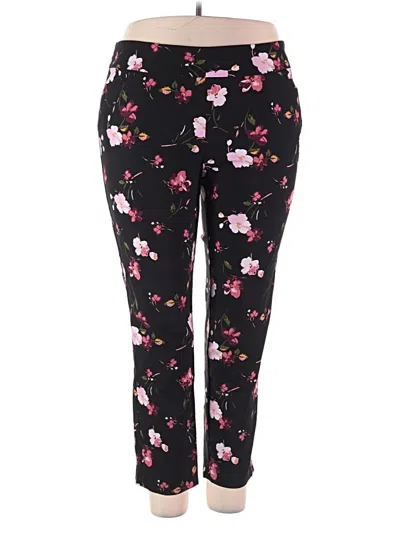 Pre-owned Terra & Sky Casual Pants In Black