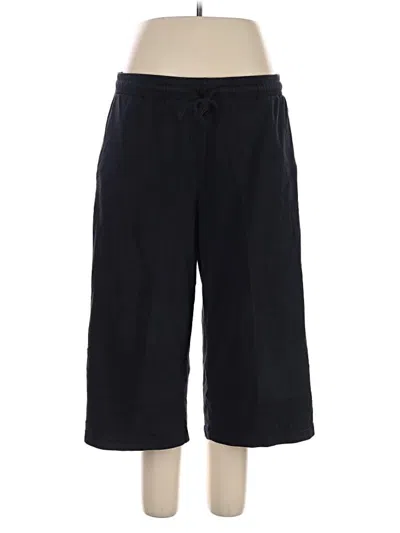 Pre-owned Terra & Sky Casual Pants In Black