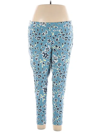 Pre-owned Terra & Sky Casual Pants In Blue