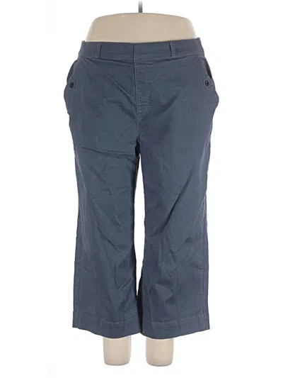 Pre-owned Terra & Sky Casual Pants In Blue