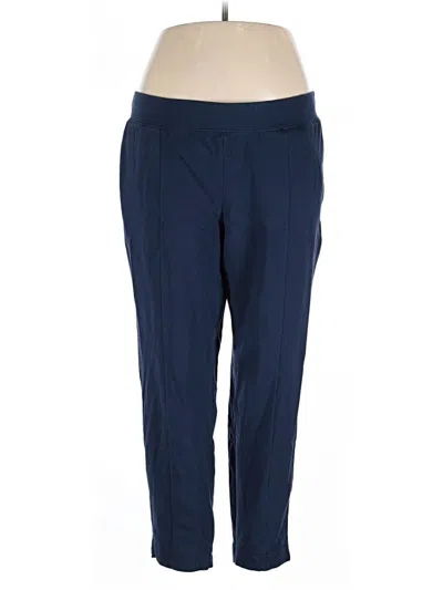 Pre-owned Terra & Sky Casual Pants In Blue