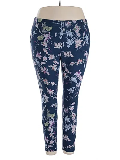 Pre-owned Terra & Sky Casual Pants In Blue