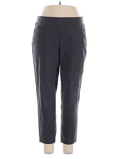 Pre-owned Terra & Sky Casual Pants In Gray