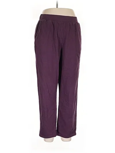 Pre-owned Terra & Sky Casual Pants In Purple