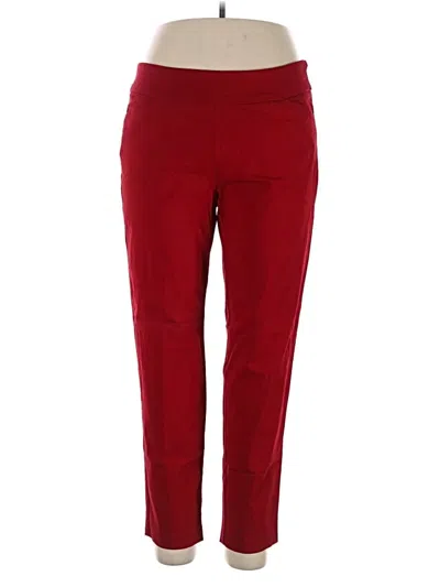 Pre-owned Terra & Sky Casual Pants In Red