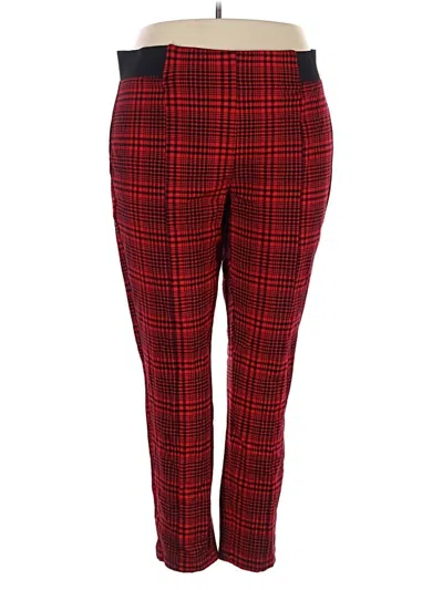Pre-owned Terra & Sky Casual Pants In Red