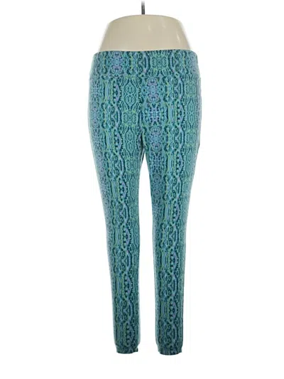 Pre-owned Terra & Sky Casual Pants In Teal