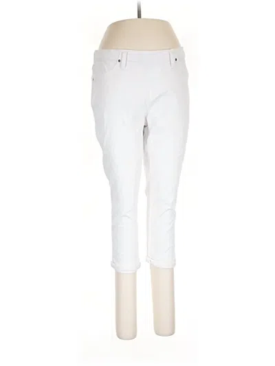 Pre-owned Terra & Sky Casual Pants In White