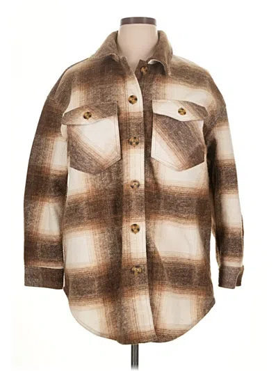 Pre-owned Terra & Sky Coat In Brown