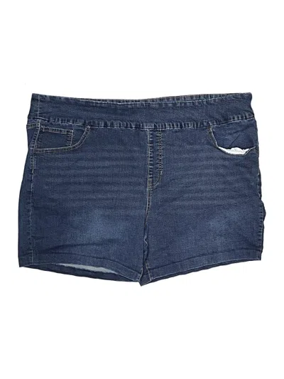 Pre-owned Terra & Sky Denim Shorts In Blue