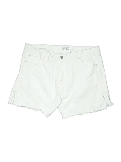 Pre-owned Terra & Sky Denim Shorts In White