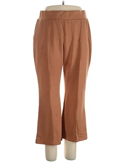 Pre-owned Terra & Sky Dress Pants In Brown