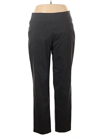 Pre-owned Terra & Sky Dress Pants In Gray