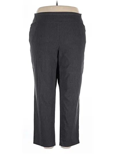 Pre-owned Terra & Sky Dress Pants In Gray