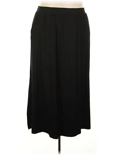 Pre-owned Terra & Sky Formal Skirt In Black