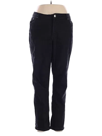 Pre-owned Terra & Sky Jeans In Black