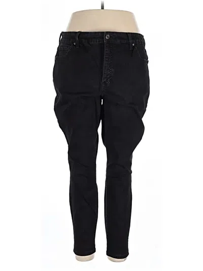 Pre-owned Terra & Sky Jeans In Black