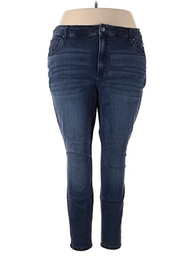 Pre-owned Terra & Sky Jeans In Blue