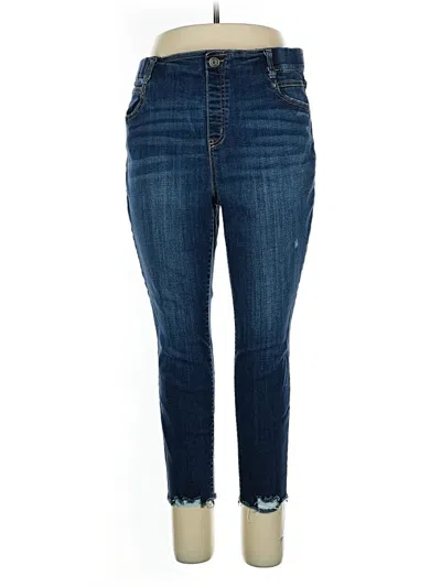 Pre-owned Terra & Sky Jeans In Blue