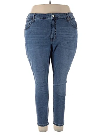 Pre-owned Terra & Sky Jeans In Blue