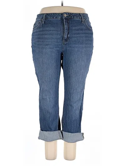 Pre-owned Terra & Sky Jeans In Blue