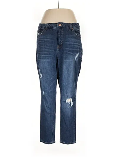 Pre-owned Terra & Sky Jeans In Blue