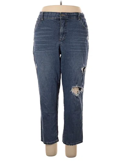 Pre-owned Terra & Sky Jeans In Blue