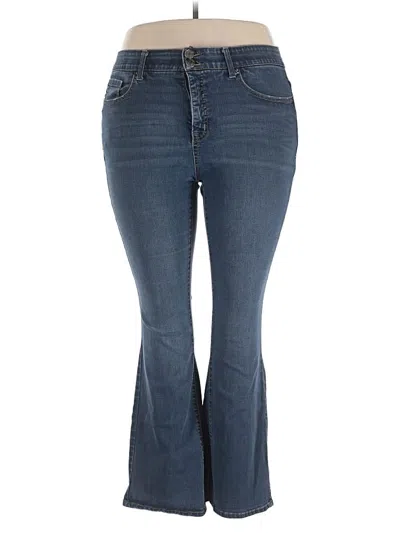 Pre-owned Terra & Sky Jeans In Blue