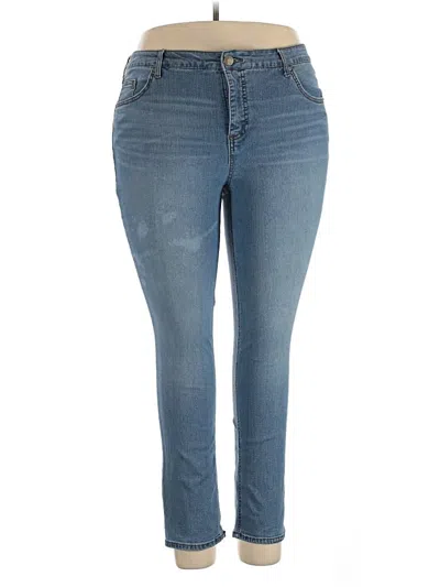 Pre-owned Terra & Sky Jeans In Blue