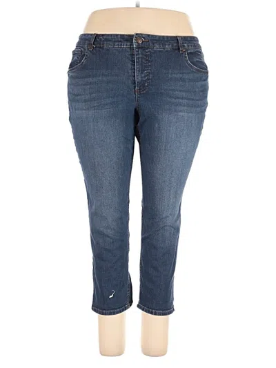 Pre-owned Terra & Sky Jeans In Blue